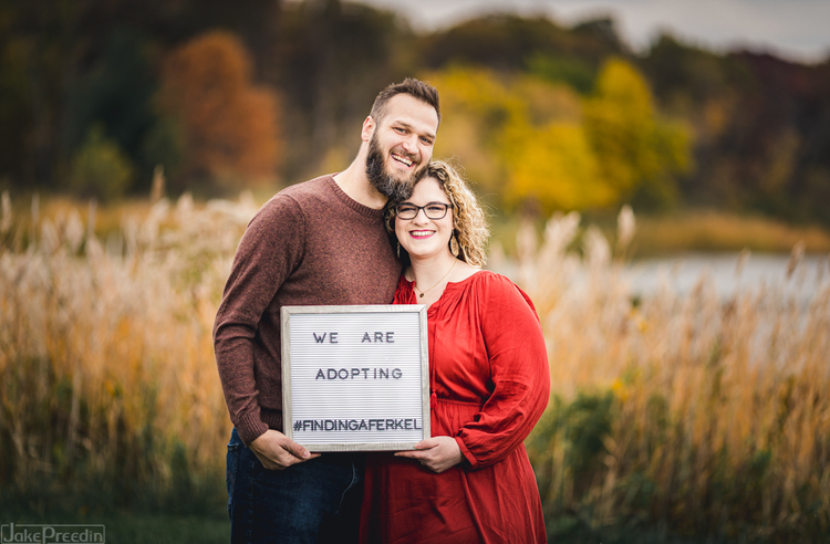 Jason and Maggie Ferkel adoption photo 1