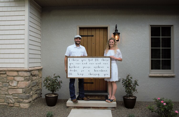 Nicki and Tyler Mechtly adoption photo 1
