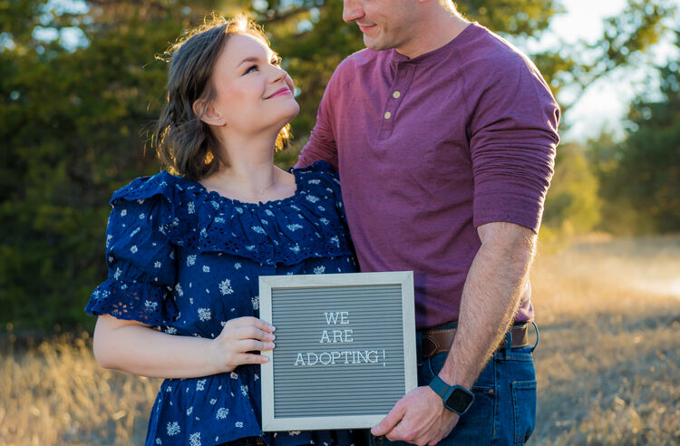 Sarah & Kenny Cherry adoption photo 1