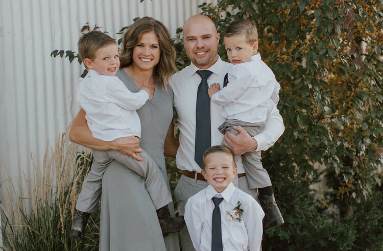 Austin and Chelsea Atkinson adoption photo 1