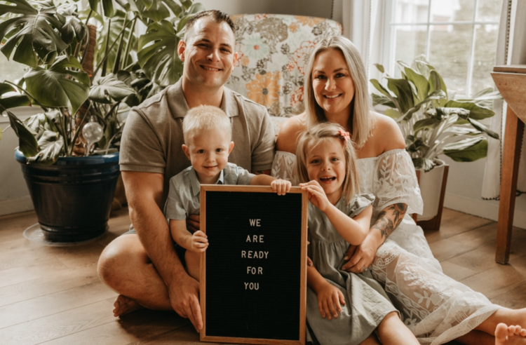 Dave and Emily McPeters adoption photo 1