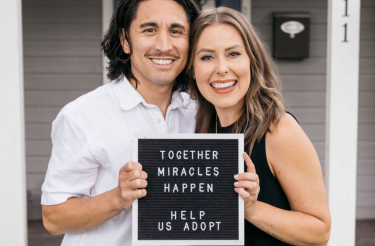 Dionis and Bethany Agustin adoption photo 1