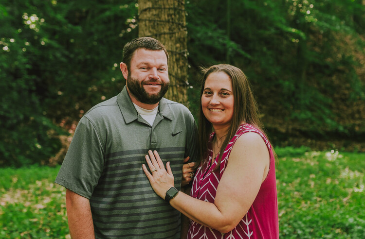 Jonathan and Kim Brown adoption photo 1