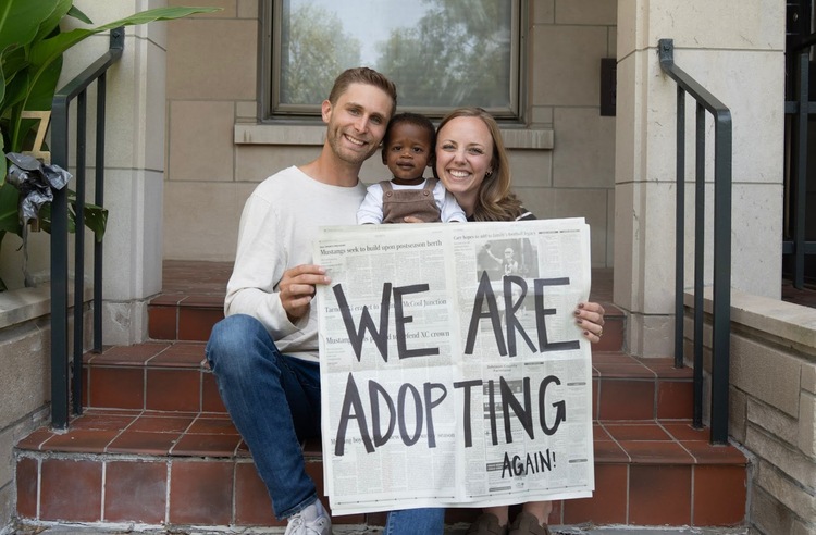 Travis and Vanessa Eller adoption photo 2