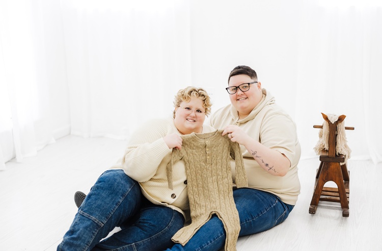 Whitney and Amanda Dodd adoption photo 1