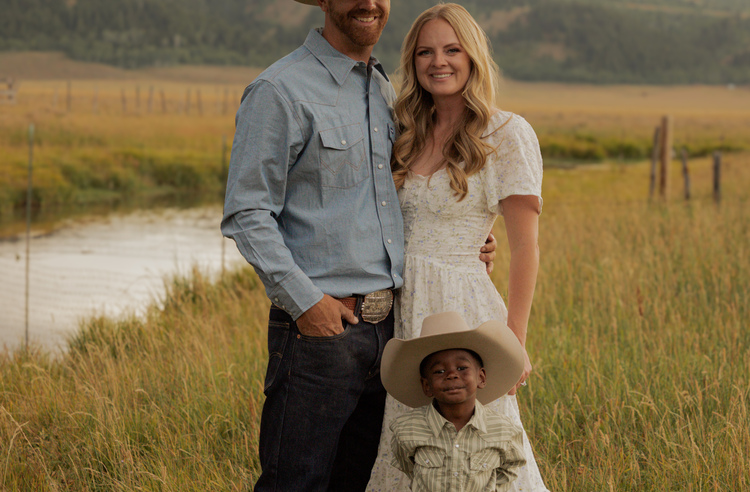 Tallon and Jennifer Burton adoption photo 1