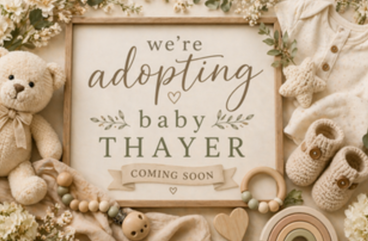 Travis & Morgan Thayer adoption photo 2