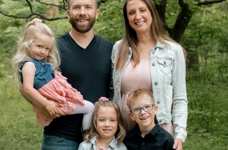 Calvin and Hannah Wiley adoption photo 1