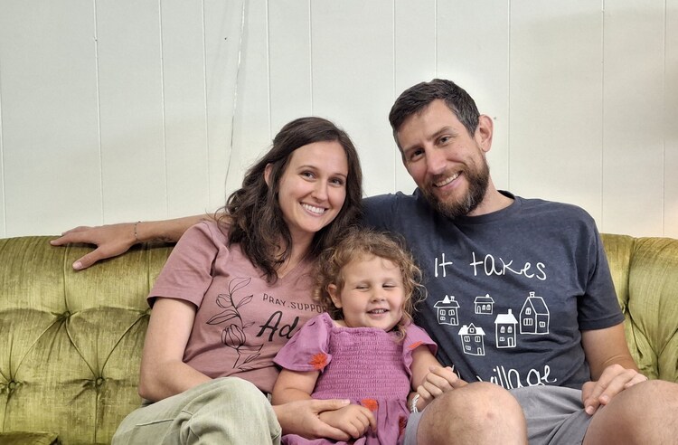 Nick & Ashley Conte adoption photo 2