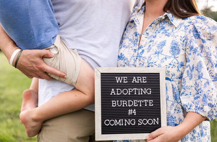 Jess and Jackson Burdette adoption photo 2