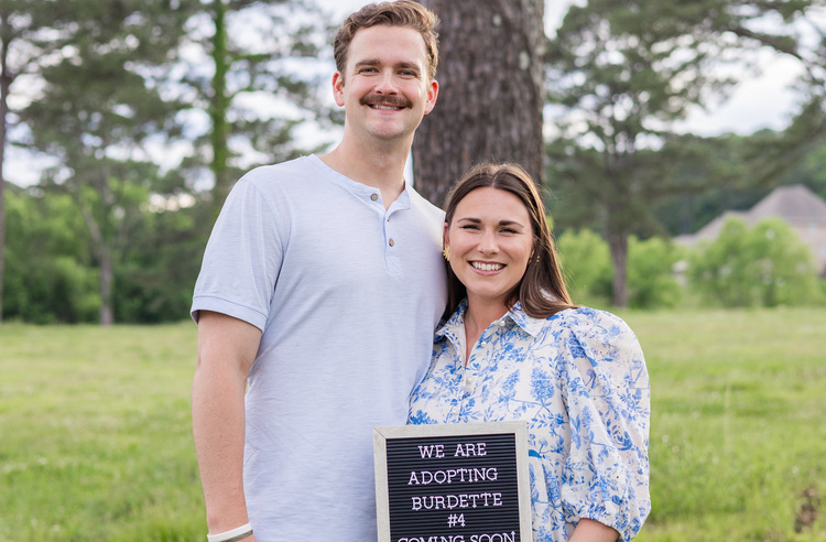 Jess and Jackson Burdette adoption photo 1