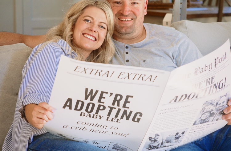 Blaine & Brook Lee adoption photo 1